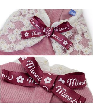 PET PARADISE ディズニー ミニーマウス レースボレロ ワンピース 小型犬 ピンク（淡）