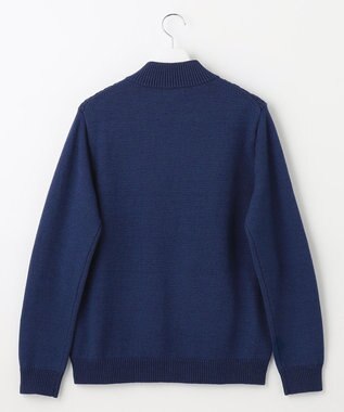 JOSEPH ABBOUD 【WEB/一部店舗限定】コットンバルキーニットブルゾン サックスブルー系