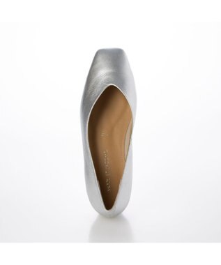 MODE ET JACOMO <MODE ET JACOMO>スクエアトゥフラットパンプス シルバー