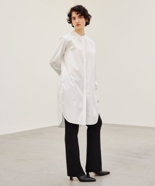 BEIGE， 【洗える】ROUBINE / リブニットパンツ Black