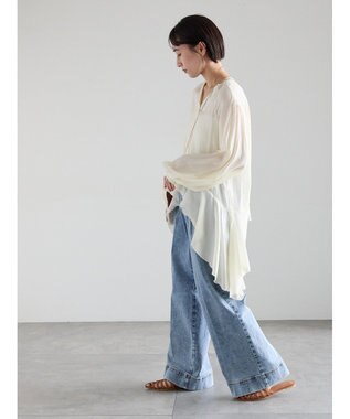 Te chichi イレギュラーヘムチュニックブラウス オフホワイト