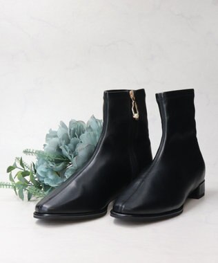 Bridget Birkin 【Bridget Birkin】パールチャームショートブーツ ブラック