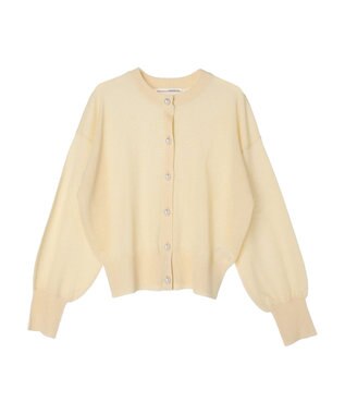 Green Parks ・ＥＬＥＮＣＡＲＥ　ＤＵＥ　パールボタンシアーカーデ Off White