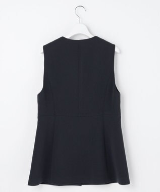 J.PRESS LADIES L 【セットアップ対応】セラテリーダブルクロス ジレ ネイビー系