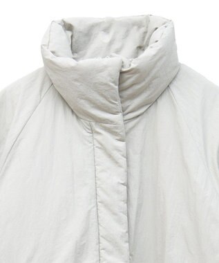 Green Parks シームレス中綿ドロストコート Off White