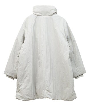 Green Parks シームレス中綿ドロストコート Off White