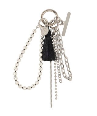 AMERICAN HOLIC タッセルマルチチャームストラップ Silver