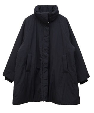 Green Parks シームレス中綿ドロストコート Black