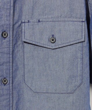 JOSEPH ABBOUD MOUNTAIN 【テーム・ヤルヴィモチーフ】バックデザイン 半袖シャツ ネイビー系