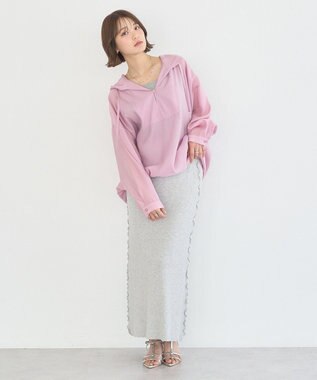 earth music&ecology アノラックフーディ Pink