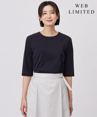 J.PRESS LADIES L 【WEB限定カラーあり・洗える】スムースジャージー カットソー