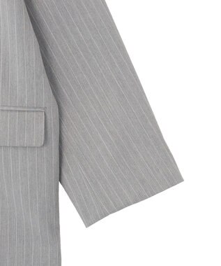 AMERICAN HOLIC オーバーサイズテーラージャケット Stripe Gray