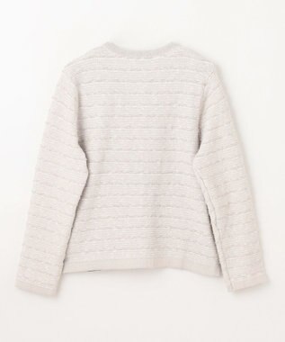 ANY 【ウエストゴム】セレモニーニットセットアップ ライトグレー