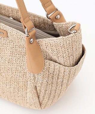 LA BAGAGERIE つまみハンドル　サマー2wayミニトートバッグ ベージュ