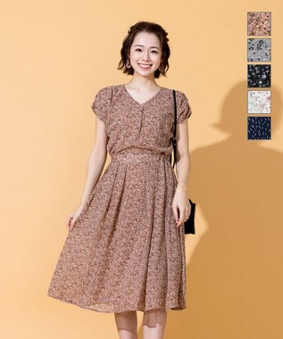 洗える 程良い透け感のシフォン花柄フレンチワンピース Tiaclasse L ファッション通販 公式通販 オンワード クローゼット 洗える 程良い透け感のシフォン花柄フレンチワンピース Tiaclasse L ファッション通販 公式通販 オンワード クローゼット