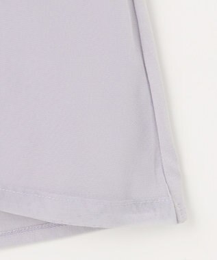 ANY チュールデザインフレンチスリーブTシャツ グレー