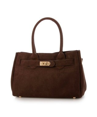 UNBILLION カカトゥ kakatoo / スエード調2wayスクエアバッグ ブラウン