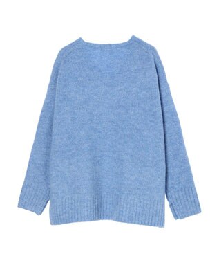 AMERICAN HOLIC ＭｉｘヤーンＶネックニットプルオーバー Sax