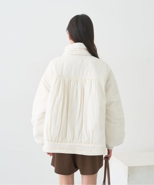 earth music&ecology モンスターコート Ivory