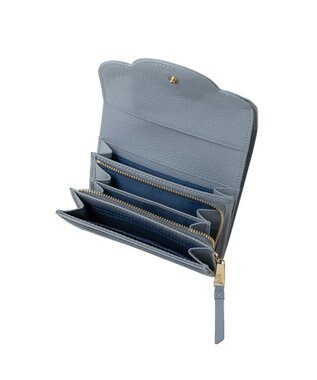 CLATHAS ペルル 二つ折り財布 ブルー