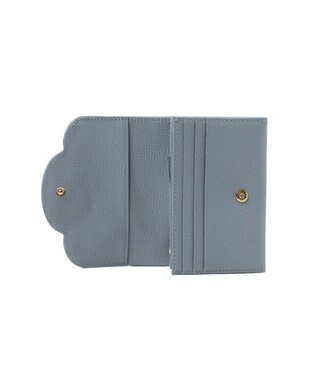 CLATHAS ペルル 二つ折り財布 ブルー