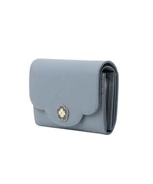 CLATHAS ペルル 二つ折り財布 ブルー