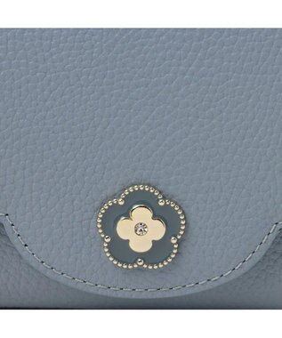 CLATHAS ペルル 二つ折り財布 ブルー