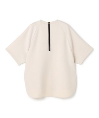 UNFILO L BEAUTY FORM JERSEY light バックZIP プルオーバー グレージュ