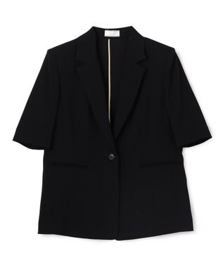 BEIGE， 【Lsize・セットアップ対応】CINDY / ハーフスリーブジャケット Black