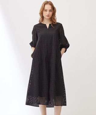 23区 【Indian Factory】アイレットレース ワンピース ブラック系