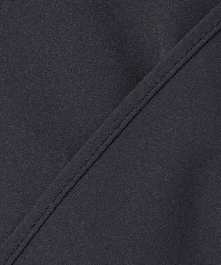 UNFILO 【撥水/シワになりにくい】FINE MOVE ランタンスリーブワンピース チャコール