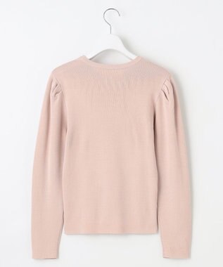 Feroux 【洗える】パワショル ニットプルオーバー ベージュ系