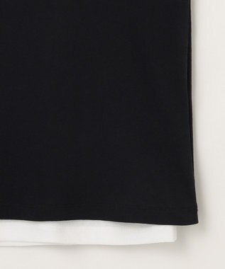 NAVE 【Nave・otona MUSE別注/洗える】レイヤードカットソー 2枚セット ブラック系