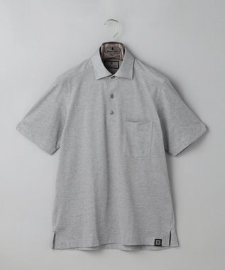 GOTAIRIKU WEB限定/ポケット付【COOLMAXの吸汗速乾】COOL BIZポロ ライトグレー系