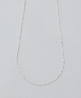 Phoebe 【SV925】シルキーシャインスエッジチェーンネックレス シルバー