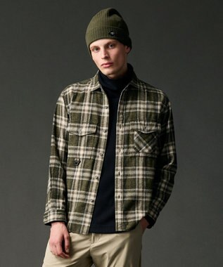 JOSEPH ABBOUD MOUNTAIN 【イージーケア/軽量/ソフト】ニットフリース ニットキャップ カーキ系