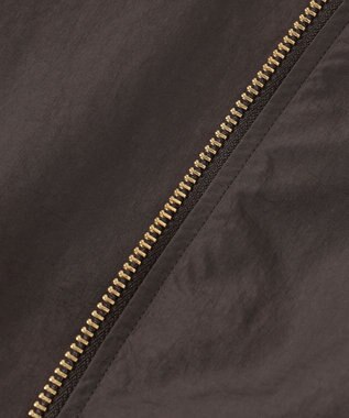 23区 【先行予約】ナイロンタイプライター ダブルジップ ブルゾン ダークブラウン系