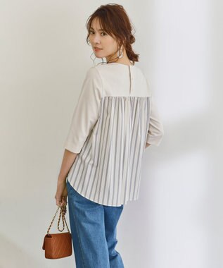 23区 【STORY7月号掲載】バッファローホーン イヤリング ベージュ系1