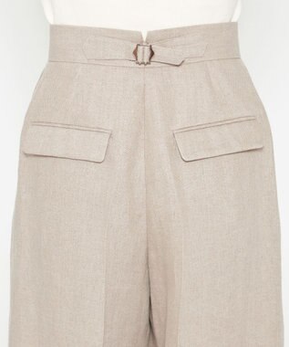 uncrave ヘリンボーン リネン ショートパンツ（uncrave WHITE） フラックスA