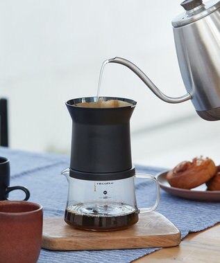 YAMATO テーブル＆キッチン 【レコルト】レインドリップコーヒーメーカー  ブラック  RDC-1(BK) ブラック