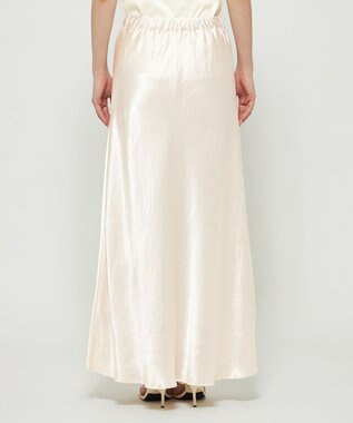 uncrave アセテートヴィンテージサテン バイアススカート エクリュ