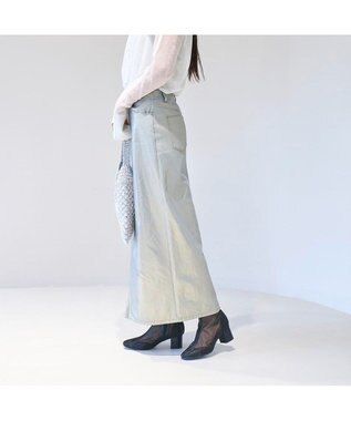 MODE ET JACOMO <noyau>ブロックヒールチュールブーツ ブラック