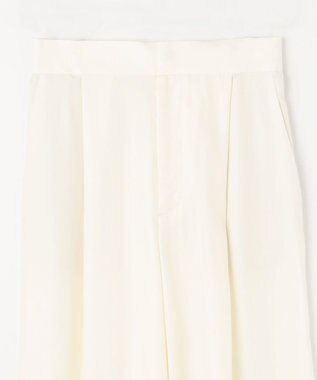 NAVE 【ReNAVE・セットアップ可/洗える/UVケア/接触冷感】フィブリルシャンブレー ワイドパンツ アイボリー系