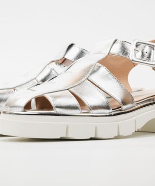 BONTRE 【LucaGrossi/ルカグロッシ】タンクソールグルカサンダル/H024S DTAL-US シルバー