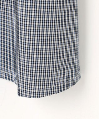 組曲 KIDS 【150-170㎝】チェックドッキング ワンピース サックスブルー