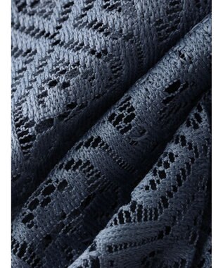 earth music&ecology レースショートシャツ Sax