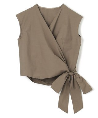 BEIGE，  HYDRANGEA / カシュクールブラウス Mocha