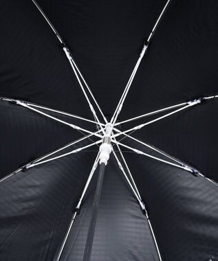 MOONBAT 【キッズ】晴雨兼用日傘 長傘 ギンガムチェック 裾リフレクター 50cm 遮光 遮熱 UV ライトパープル