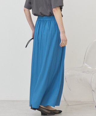 AMERICAN HOLIC 【選べる丈】ギャザースカーチョ【WEB限定カラー有り】 Blue