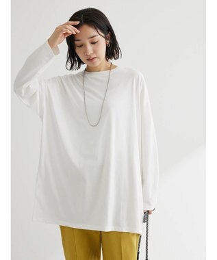 Green Parks シアーバックロゴチュニック Off White